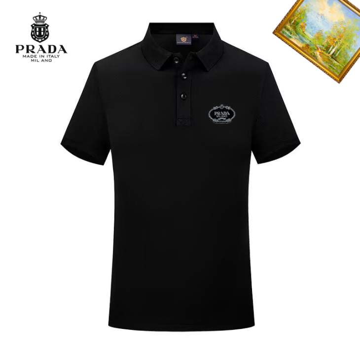 Picture of Prada Polo Shirts Short _SKUPradaM-3XL25tr23625746
